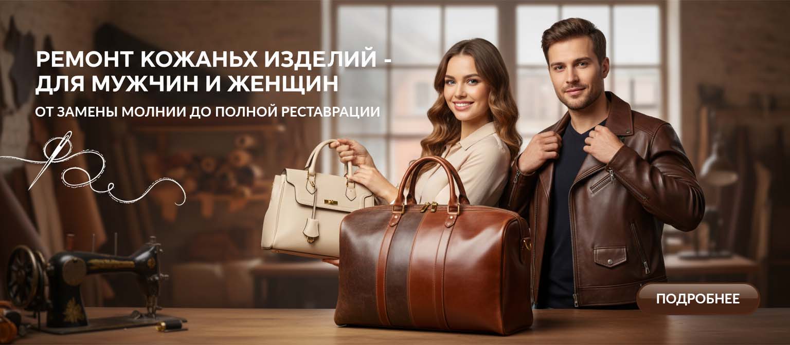 Профессиональный ремонт кожаных изделий Mary Belle